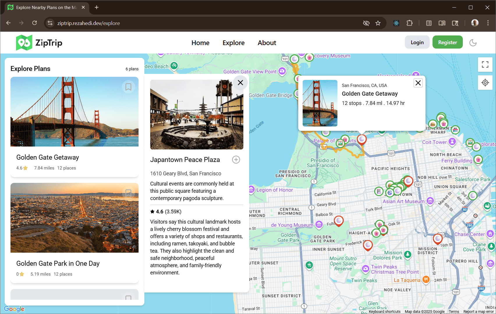 Developing a Map-Driven and Geospatial Data App